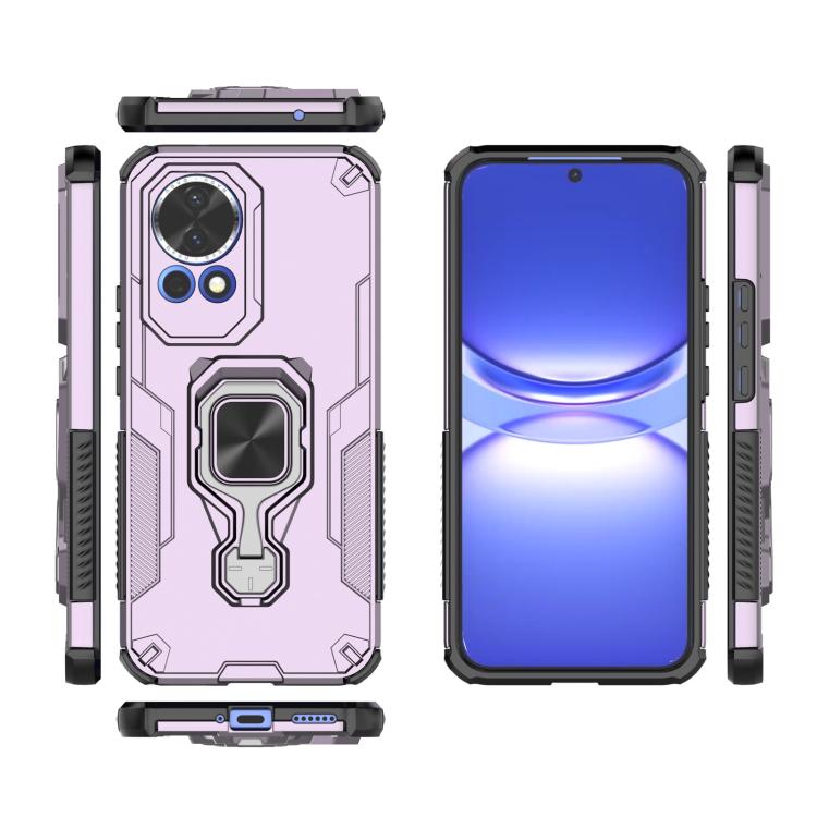 For Huawei nova 12 Metal Kickstand TPU Hybrid PC Phone Case