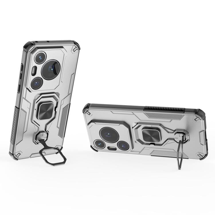 For Huawei Pura 70 Pro Metal Kickstand TPU Hybrid PC Phone Case