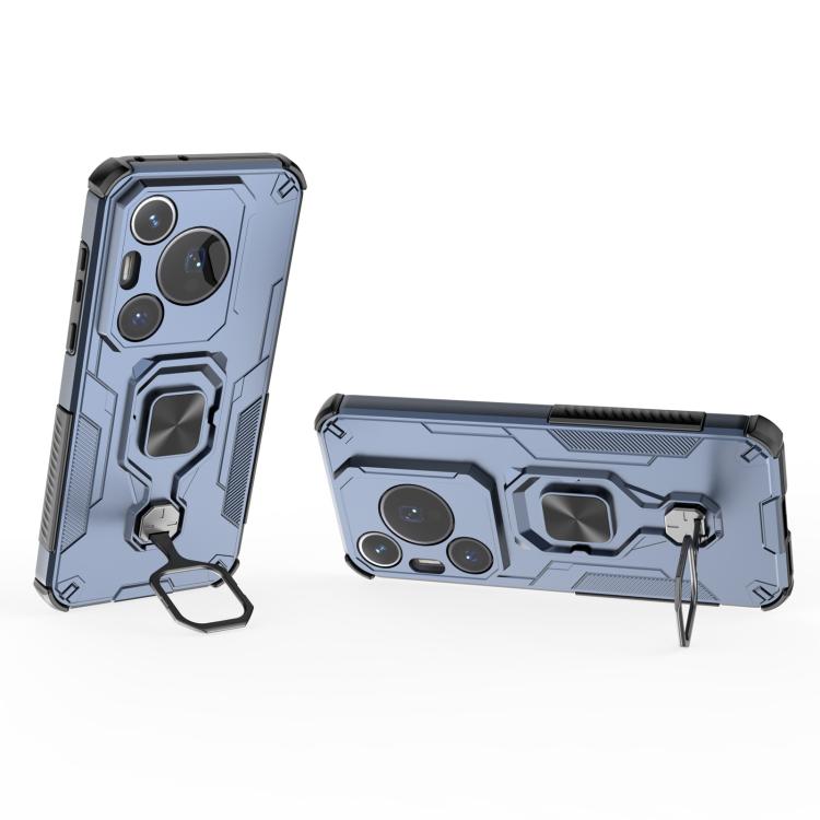 For Huawei Pura 70 Pro Metal Kickstand TPU Hybrid PC Phone Case