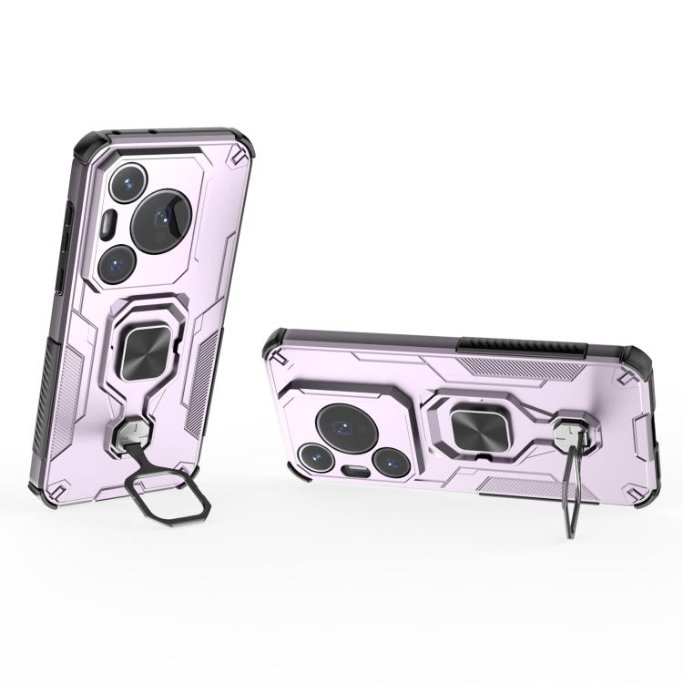 For Huawei Pura 70 Pro Metal Kickstand TPU Hybrid PC Phone Case