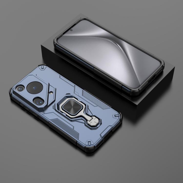For Huawei Pura 70 Ultra Metal Kickstand TPU Hybrid PC Phone Case