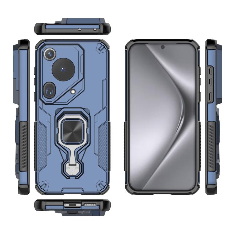 For Huawei Pura 70 Ultra Metal Kickstand TPU Hybrid PC Phone Case