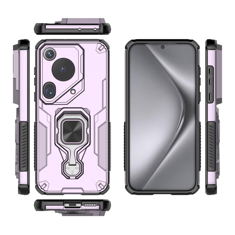 For Huawei Pura 70 Ultra Metal Kickstand TPU Hybrid PC Phone Case