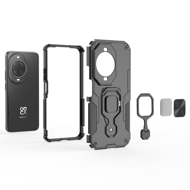 For Huawei nova 14 Ultra Metal Kickstand TPU Hybrid PC Phone Case