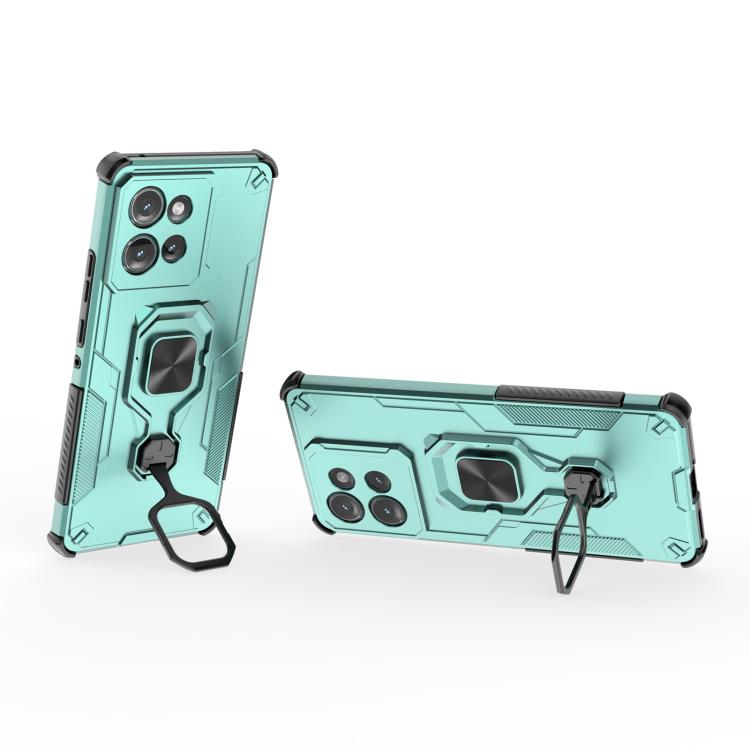 For Motorola Edge 50 Metal Kickstand TPU Hybrid PC Phone Case