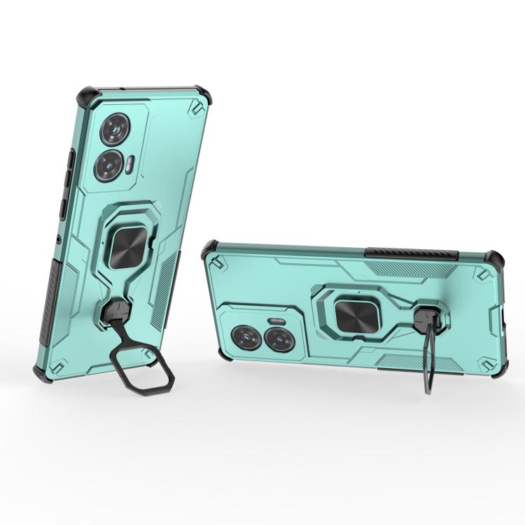 For Motorola Edge 50 Fusion Metal Kickstand TPU Hybrid PC Phone Case