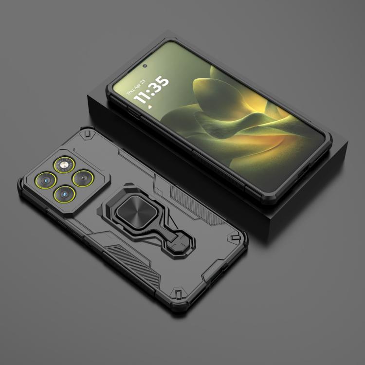 For Motorola Edge 70 5G Metal Kickstand TPU Hybrid PC Phone Case