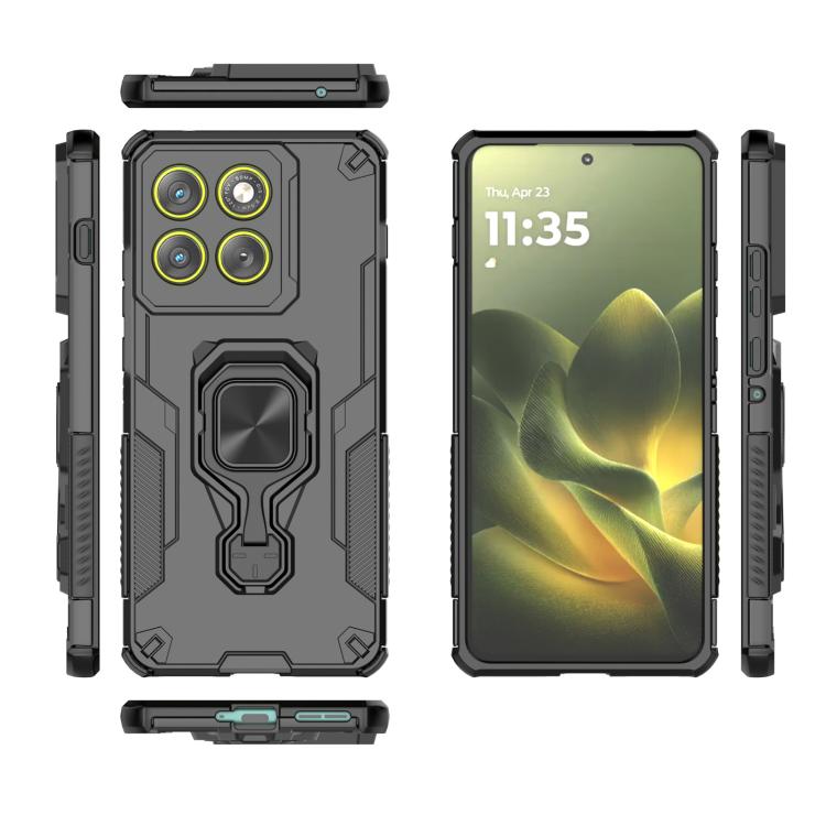 For Motorola Edge 70 5G Metal Kickstand TPU Hybrid PC Phone Case
