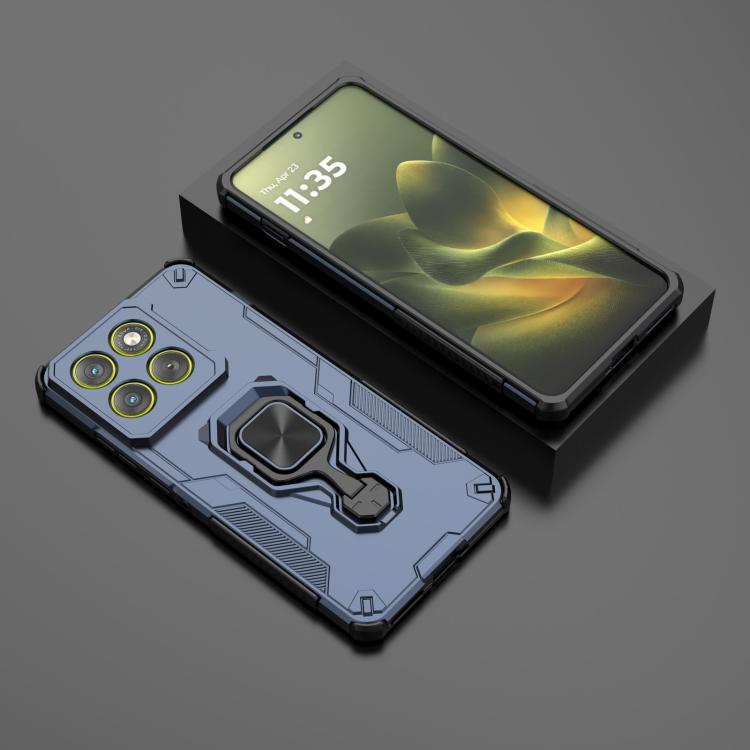For Motorola Edge 70 5G Metal Kickstand TPU Hybrid PC Phone Case