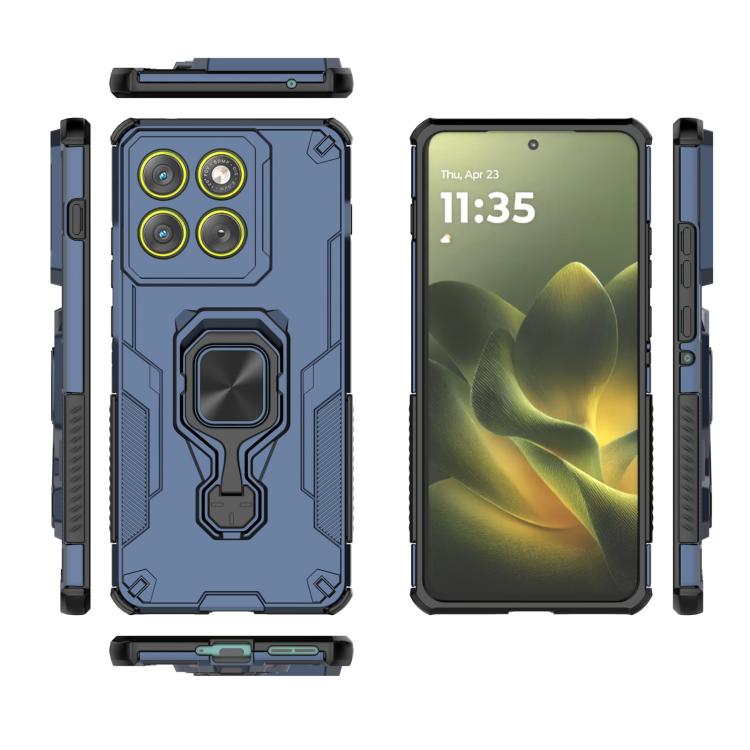 For Motorola Edge 70 5G Metal Kickstand TPU Hybrid PC Phone Case