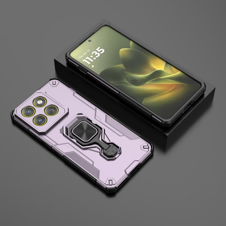 For Motorola Edge 70 5G Metal Kickstand TPU Hybrid PC Phone Case