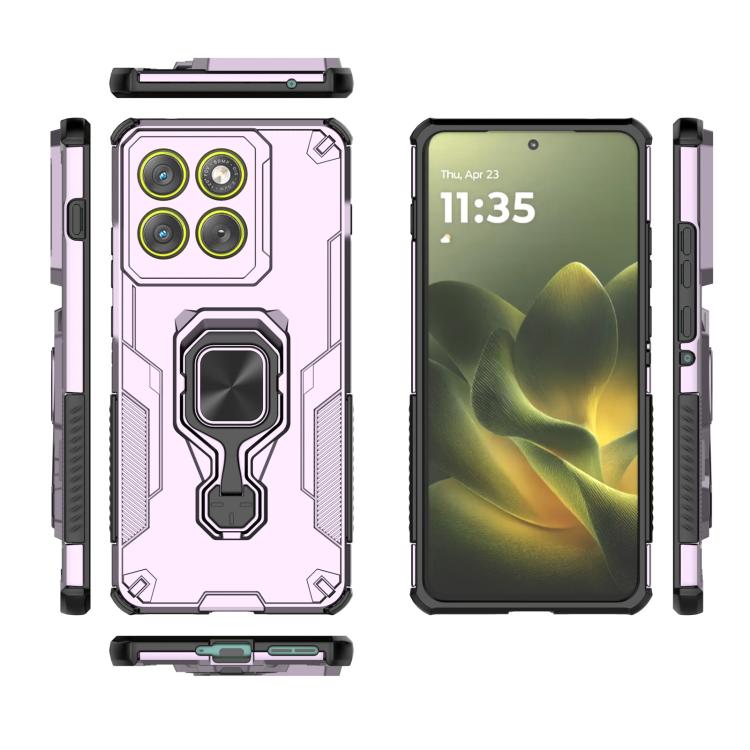 For Motorola Edge 70 5G Metal Kickstand TPU Hybrid PC Phone Case