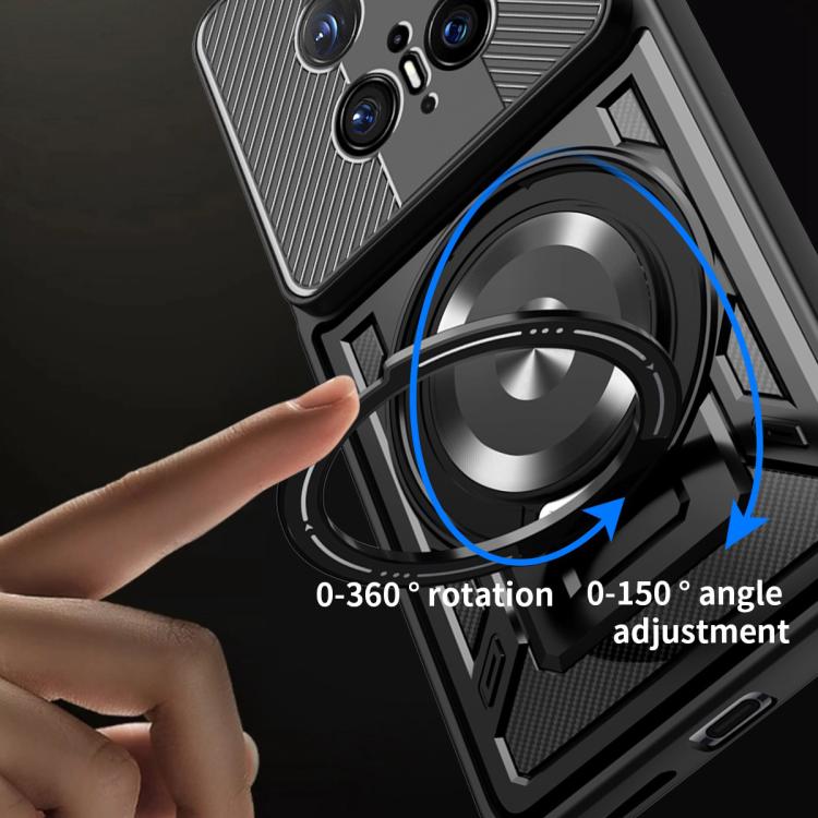 For Huawei Mate 70 Pro Armor Rotating Holder MagSafe Phone Case