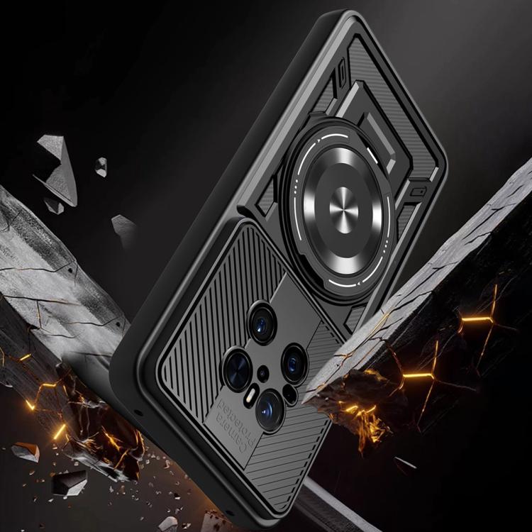 For Huawei Mate 70 Armor Rotating Holder MagSafe Phone Case