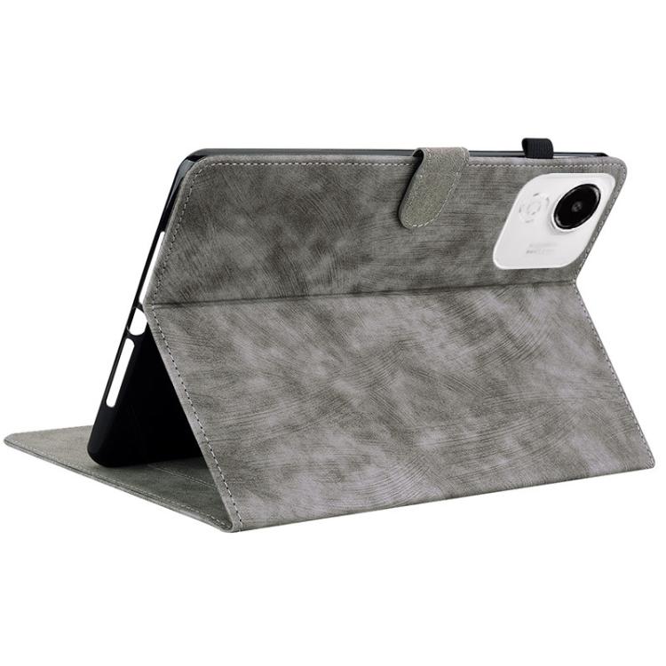 For Honor Pad X9a Embossed Tiger Pattern Leather Tablet Case