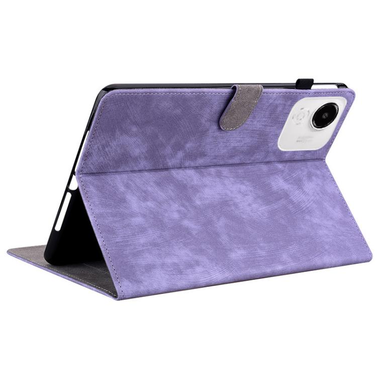 For Honor Pad X9a Embossed Tiger Pattern Leather Tablet Case