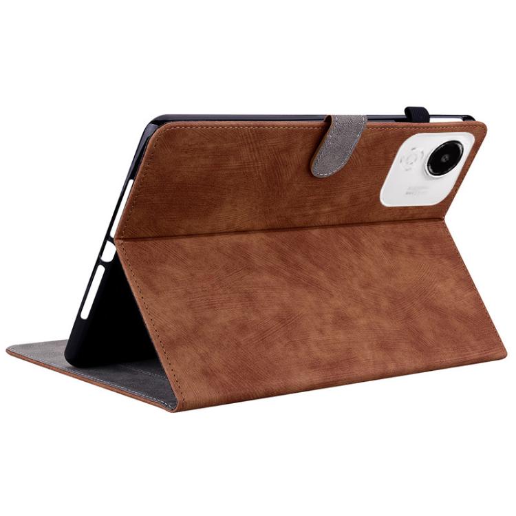 For Honor Pad X9a Embossed Tiger Pattern Leather Tablet Case