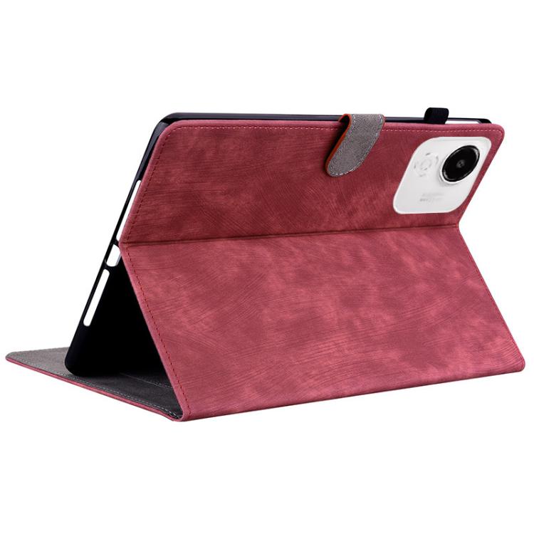 For Honor Pad X9a Embossed Tiger Pattern Leather Tablet Case