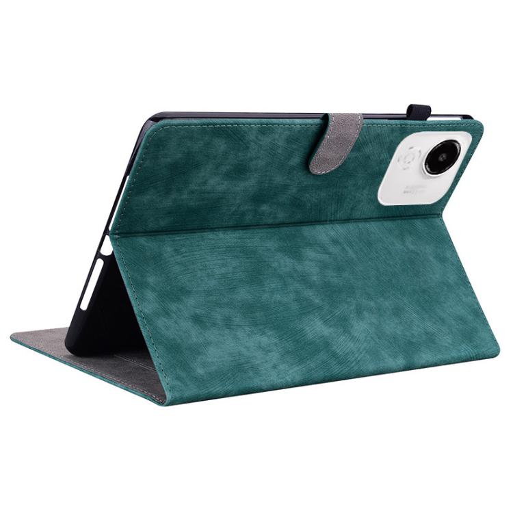 For Honor Pad X9a Embossed Tiger Pattern Leather Tablet Case
