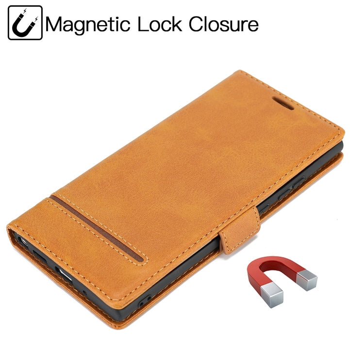 For Samsung Galaxy Note 20 Ultra Business Style Line Splicing Horizontal Flip TPU + PU Leather Case with Card Slots & Holder & Wallet