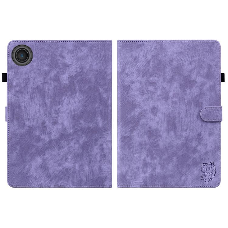 For Lenovo ZhaoYang K10C 10.1 inch Embossed Tiger Pattern Leather Tablet Case