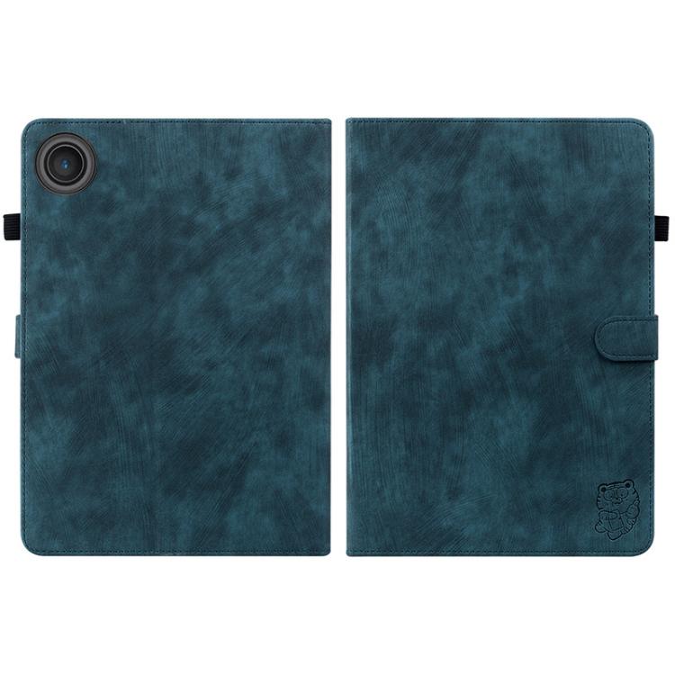 For Lenovo ZhaoYang K10C 10.1 inch Embossed Tiger Pattern Leather Tablet Case