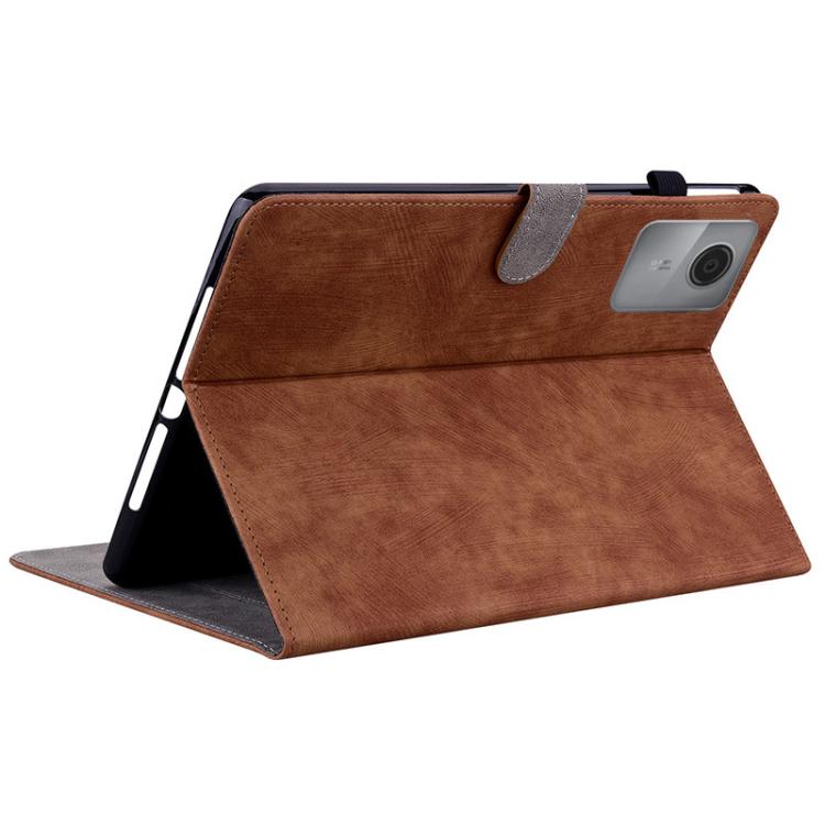For Lenovo Idea Tab 11 / Xiaoxin Pad 2025 Embossed Tiger Pattern Leather Tablet Case