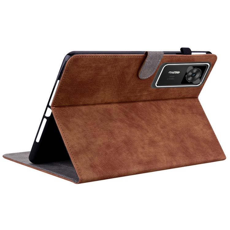 For Lenovo Legion Y700 Gen 4 Embossed Tiger Pattern Leather Tablet Case