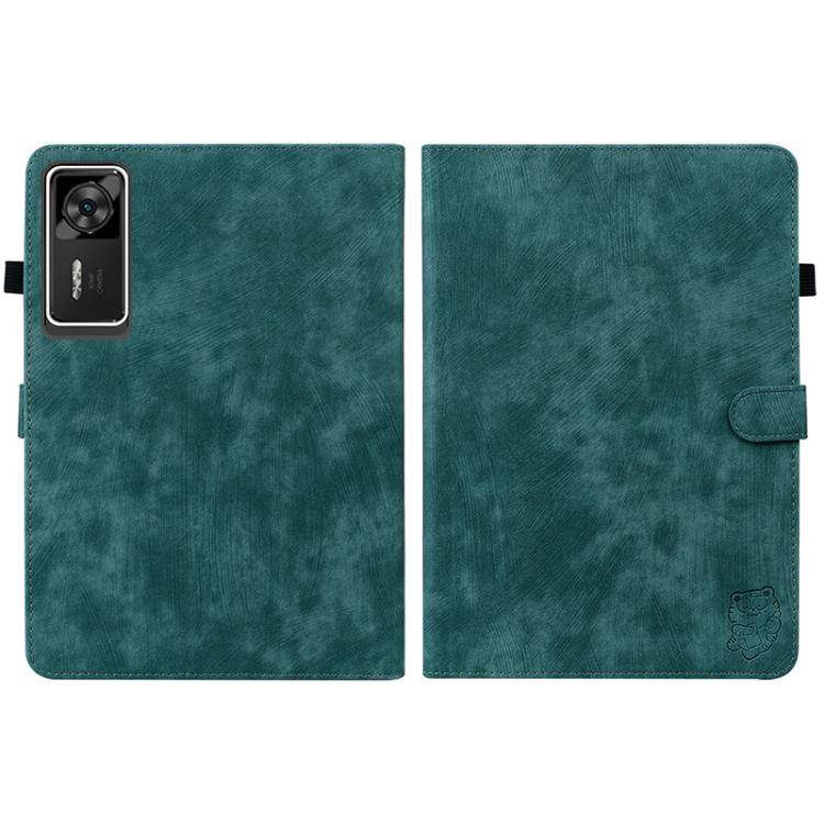 For Lenovo Legion Y700 Gen 4 Embossed Tiger Pattern Leather Tablet Case