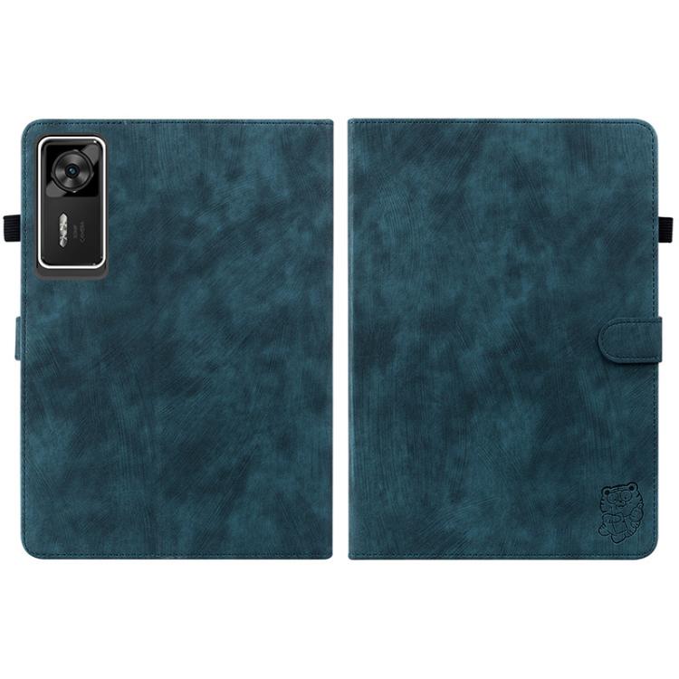 For Lenovo Legion Y700 Gen 4 Embossed Tiger Pattern Leather Tablet Case