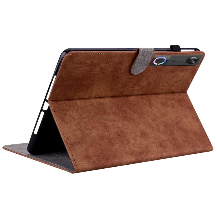 For Lenovo Legion Y700 Gen 5 Embossed Tiger Pattern Leather Tablet Case
