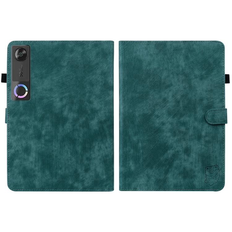 For Lenovo Legion Y700 Gen 5 Embossed Tiger Pattern Leather Tablet Case