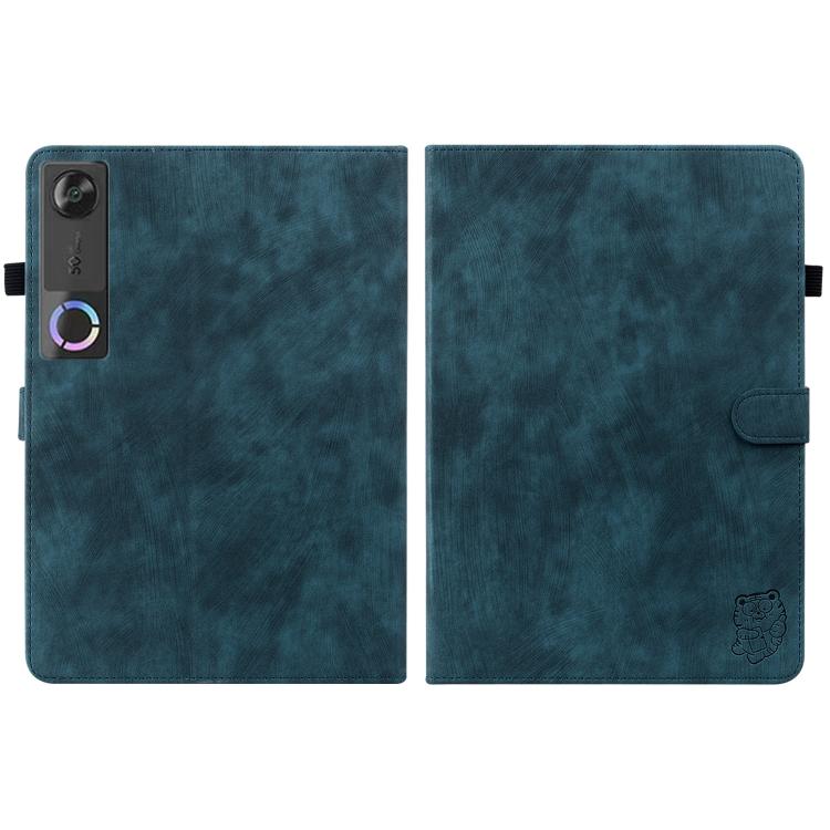 For Lenovo Legion Y700 Gen 5 Embossed Tiger Pattern Leather Tablet Case