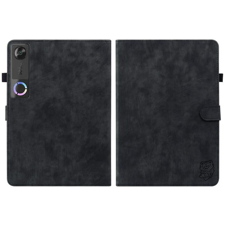 For Lenovo Legion Y700 Gen 5 Embossed Tiger Pattern Leather Tablet Case