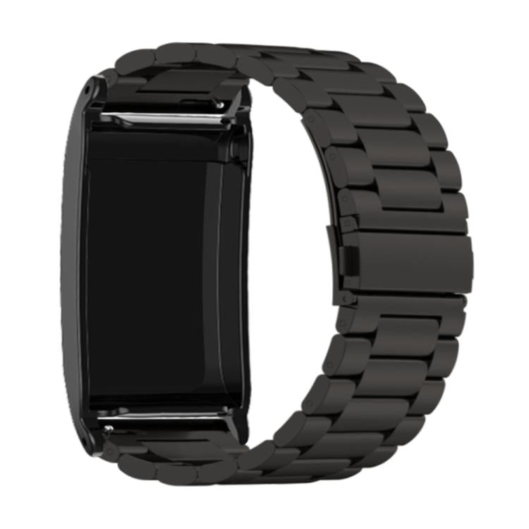 For WHOOP 4.0 Three Beads Solid Metal Watch Band