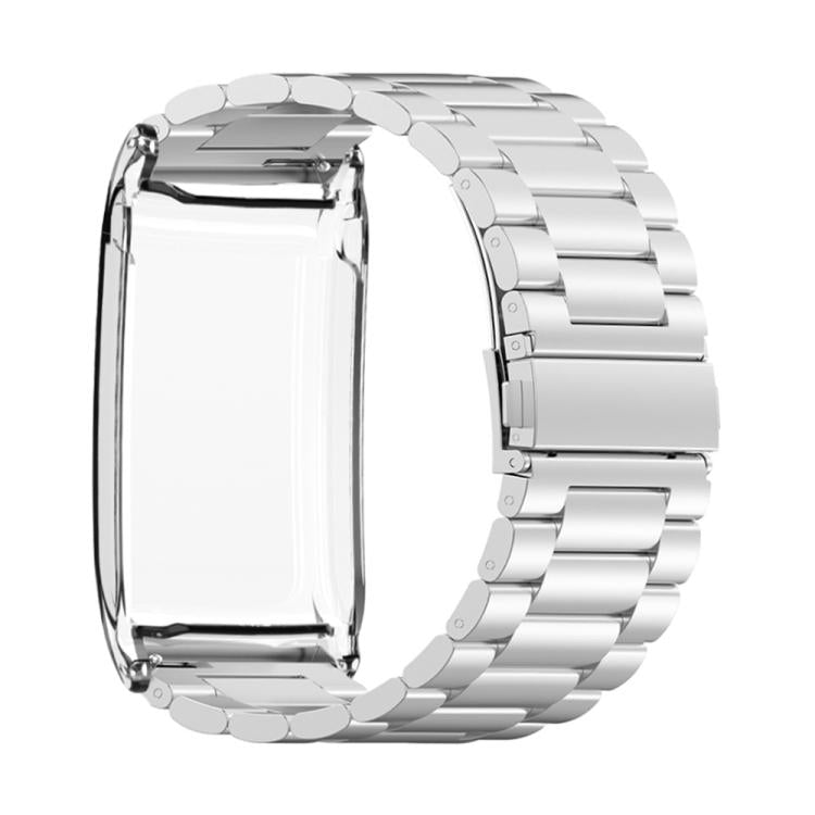 For WHOOP 4.0 Three Beads Solid Metal Watch Band