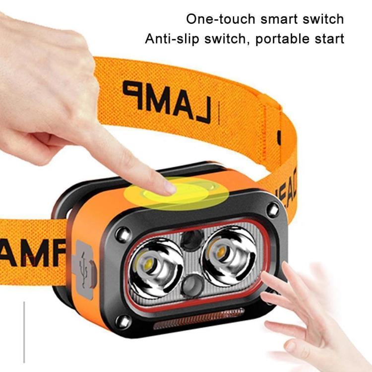 G8 Lightweight Induction LED Headlight - Orange
