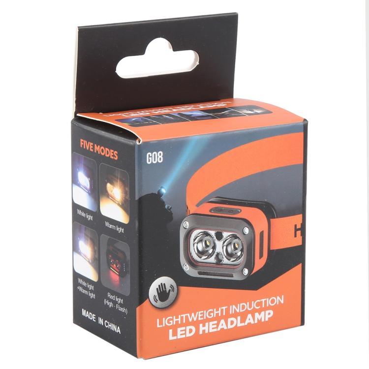 G8 Lightweight Induction LED Headlight - Orange