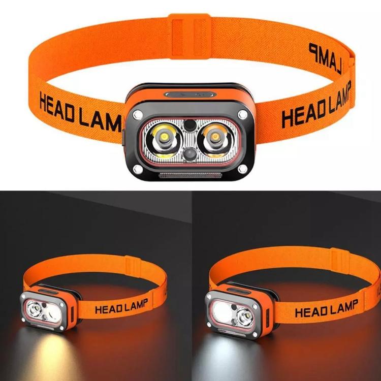 G8 Lightweight Induction LED Headlight - Orange