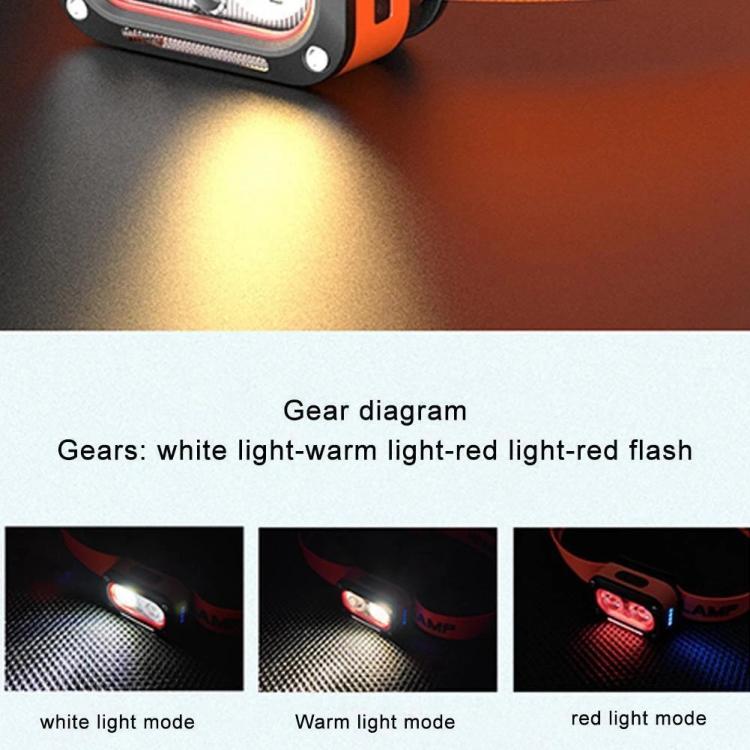 G8 Lightweight Induction LED Headlight - Orange