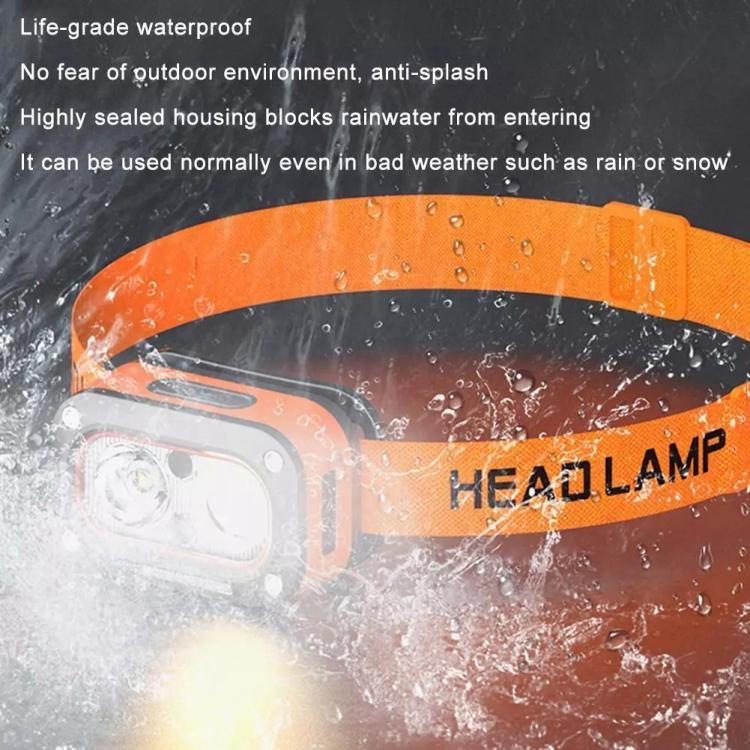 G8 Lightweight Induction LED Headlight - Orange