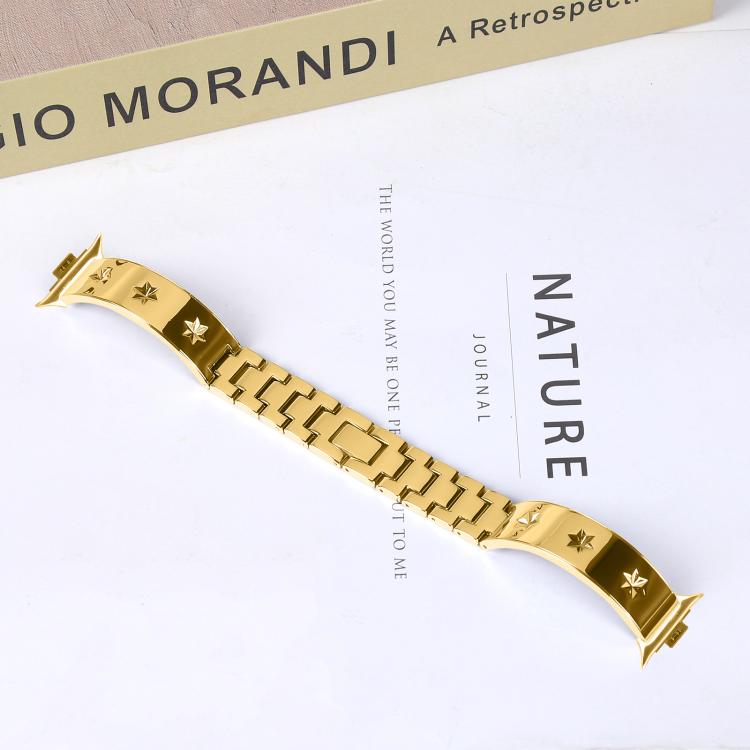 For Xiaomi Mi Band 8 Pro / Redmi Watch 4 Snowflake Petals Bracelet Metal Watch Band