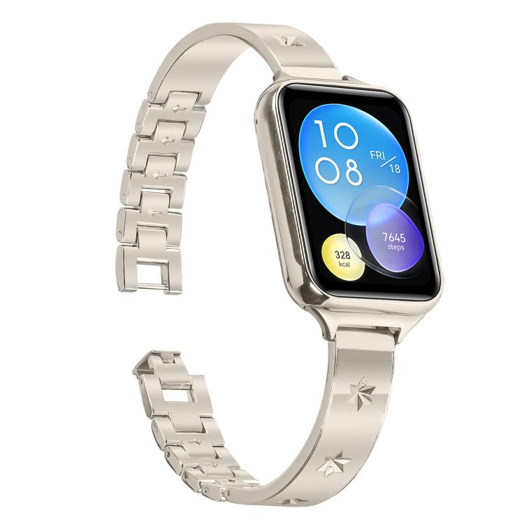 For Xiaomi Mi Band 8 Pro / Redmi Watch 4 Snowflake Petals Bracelet Metal Watch Band