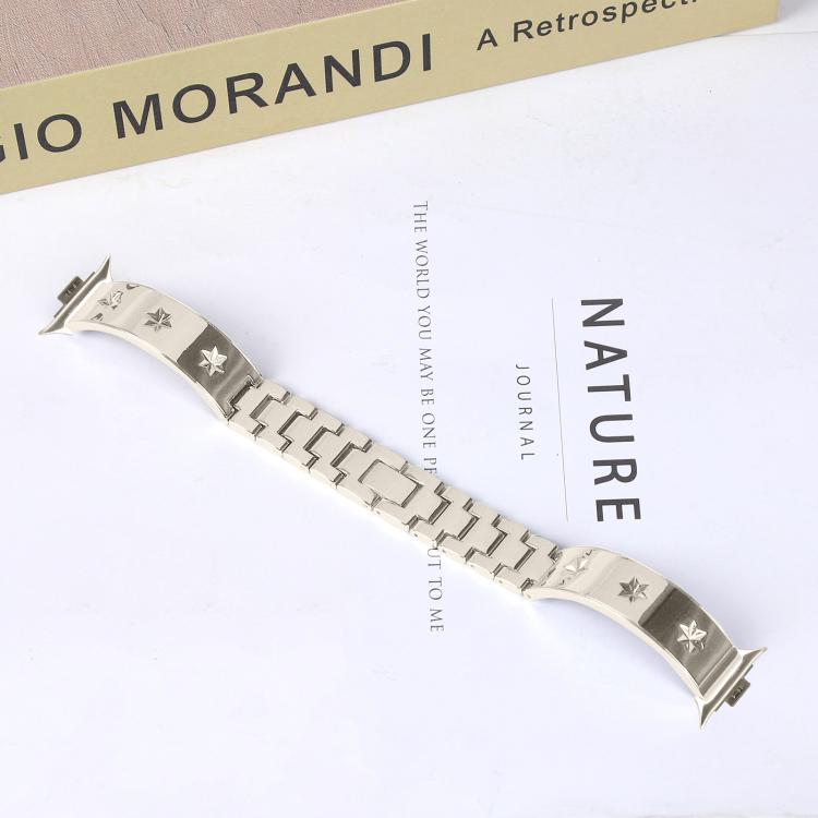 For Xiaomi Mi Band 8 Pro / Redmi Watch 4 Snowflake Petals Bracelet Metal Watch Band