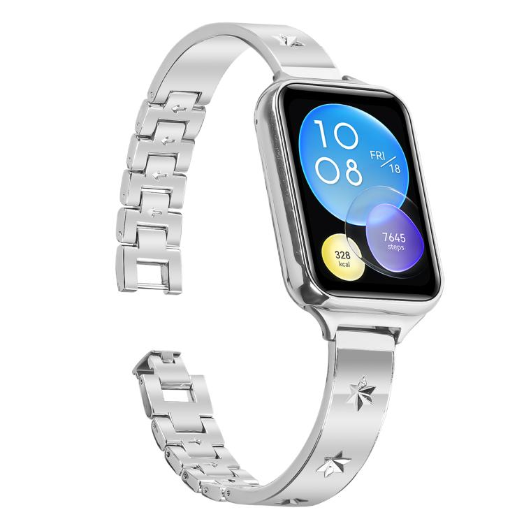 For Xiaomi Mi Band 8 Pro / Redmi Watch 4 Snowflake Petals Bracelet Metal Watch Band