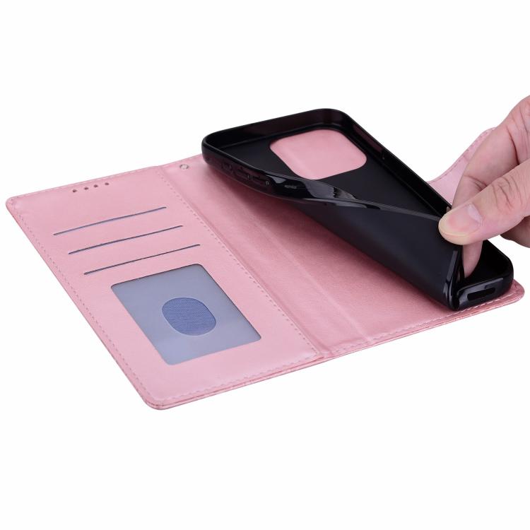 For iPhone 16 Embossed Floral Pattern Leather Phone Case