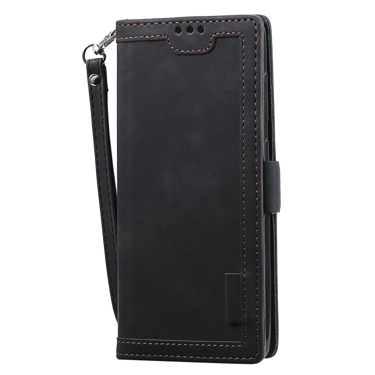 For Samsung Galaxy Note 20 Retro Splicing Horizontal Flip Leather Case with Card Slots & Holder & Wallet