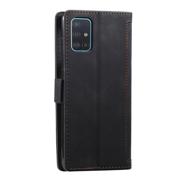 For Samsung Galaxy Note 20 Retro Splicing Horizontal Flip Leather Case with Card Slots & Holder & Wallet