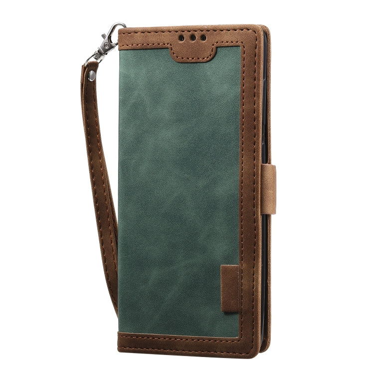 For Samsung Galaxy Note 20 Retro Splicing Horizontal Flip Leather Case with Card Slots & Holder & Wallet