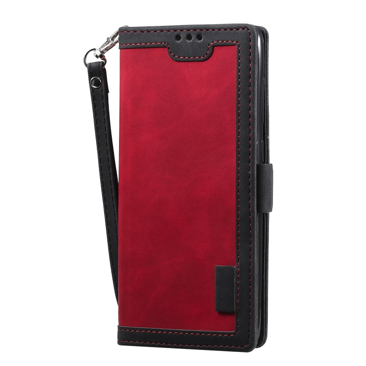 For Samsung Galaxy Note 20 Retro Splicing Horizontal Flip Leather Case with Card Slots & Holder & Wallet